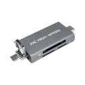 JJC CR UTC5AC Memory Card Reader grijs