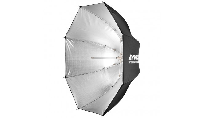 Westcott Deep Umbrella Zilver Bounce (24")