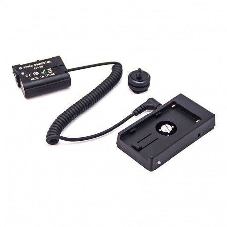 Caruba Nikon EN EL15 Full Decoding Dummy Battery + F970 Batterijhuls (veer kabel)