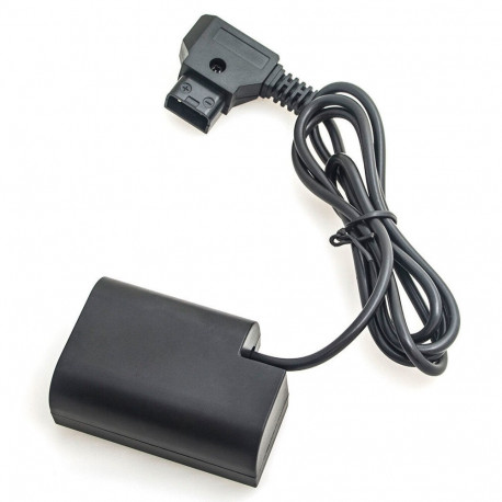 Caruba Panasonic DMW DCC12 Full Decoding Dummy Batterij + D TAP B Type Poort (rechte kabel)