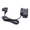 Caruba Panasonic DMW DCC12 Full Decoding Dummy Batterij + D TAP B Type Poort (rechte kabel)