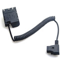 Caruba Canon LP E6 Full Decoding Dummy Battery + D TAP B Type Poort (veer kabel)