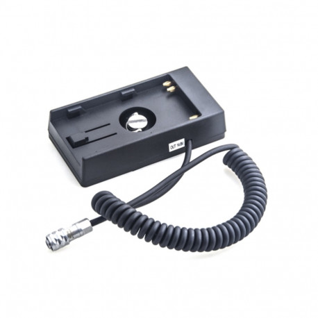 Caruba BMPCC 4K Stroomkabel met U60 Batterij Adapter (veer kabel)