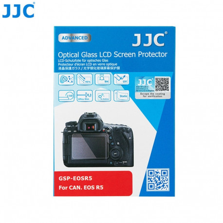 JJC GSP EOSR5 screenprotector van optisch glas