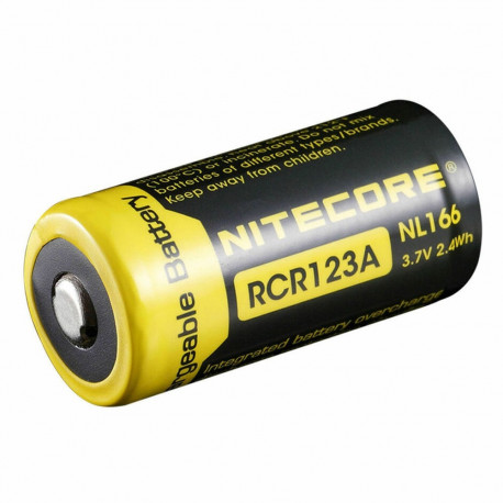 Nitecore NL166 CR123A accu (650mAh) 16340