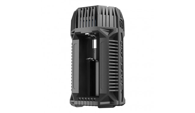 Nitecore V2 Pro auto Lader (AA) met Led indicator + USB lader voor Mobiele telefoons