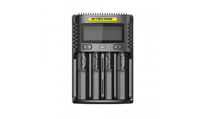 Nitecore UM4 4 x Penlite Lader (AA/AAA) met indicator