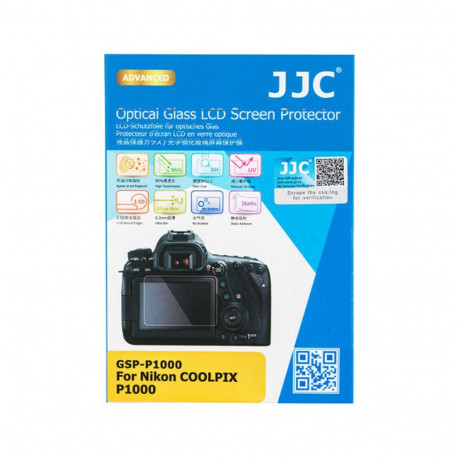 JJC GSP P1000 screenprotector van optisch glas