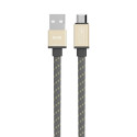 Allocacoc USB Kabel | microUSB Flat Gold