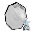 Caruba Quick Assembly Matte Zilver Octabox 95cm
