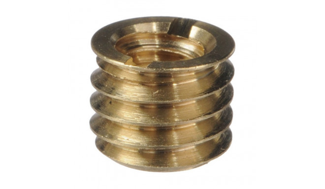 Caruba 3/8" 16 naar 1/4" 20 Messing Reducer Bushing