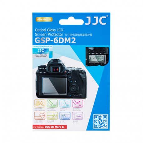 JJC GSP 6D MarkII screenprotector van optisch glas