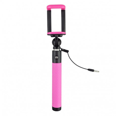 Caruba Selfie Stick Plug & Play Roze