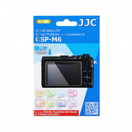 JJC GSP M6 screenprotector van optisch glas