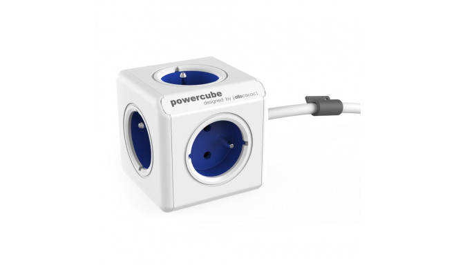 Allocacoc PowerCube Extended Blauw 1,5m Kabel (FR)
