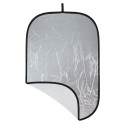 Westcott Illuminator Opvouwbare 2 in 1 Zilver/Wit Bounce Reflector (121,9 x 182,8cm)