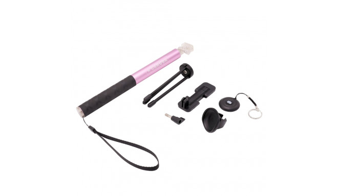 Caruba Selfie Stick Large Bluetooth Roze