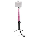 Caruba Selfie Stick Large Bluetooth Roze