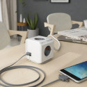 Allocacoc PowerCube Extended USB Grijs 1,5m Kabel