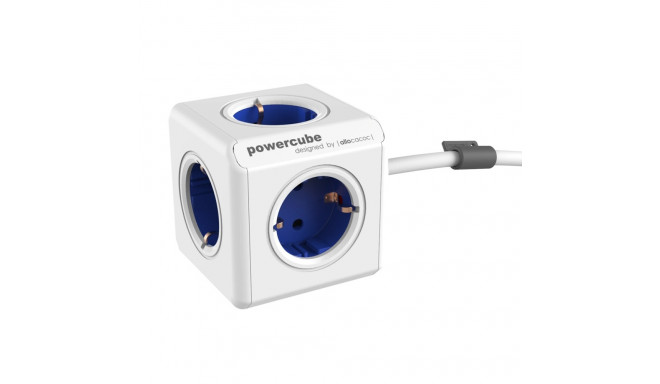 Allocacoc PowerCube Extended Blauw 1,5m Kabel