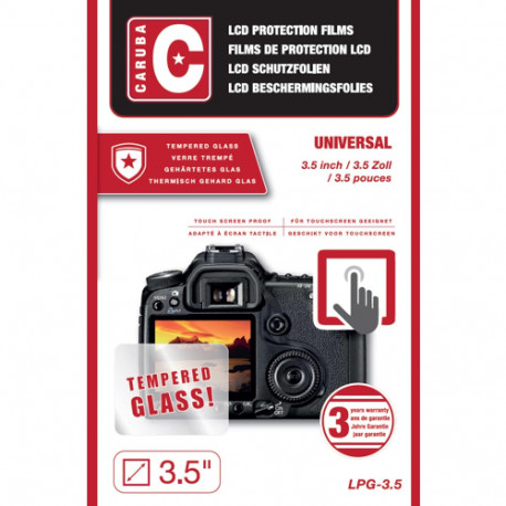 Caruba LCD Optical Glass Protector 3,5" (2 Stuks)