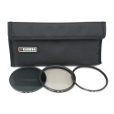 Caruba UV + CPL + ND8 Filter Kit 55mm