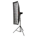 Godox softbox Bowens + grid 35x160cm