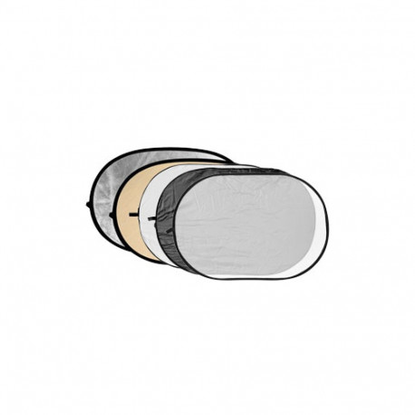 Godox 5 in 1 Soft Gold, Zilver, Zwart, Wit, Transparant Reflector disc 120x180cm