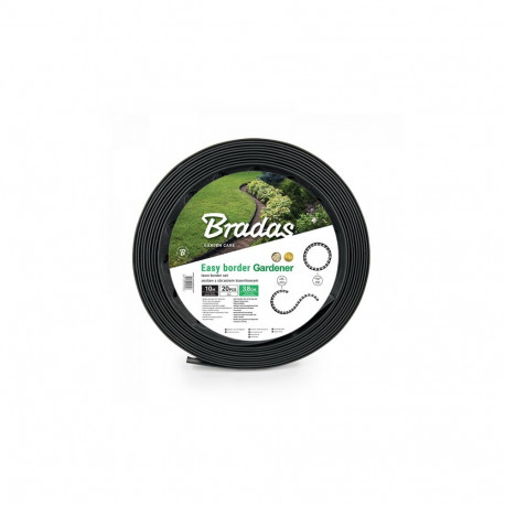 Lawn border set EASY BORDER 50mm, grafit