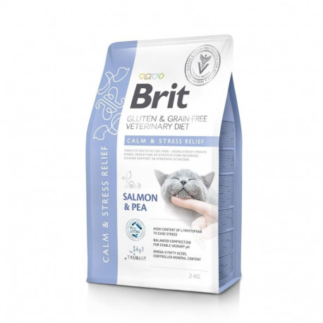 Brit Veterinary Diet Calm & Stress Relief special food for cats 2kg