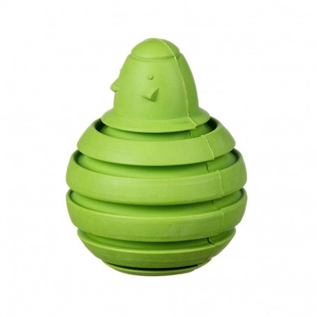 Barry King strong rubber dog life green mouse S 6.5cm