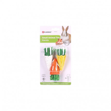Flamingo toy for rodents 3 pcs