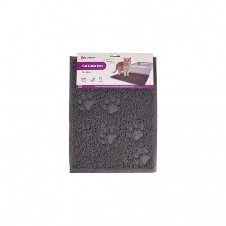 Flamingo gray mat for cat toilet 30x40cm