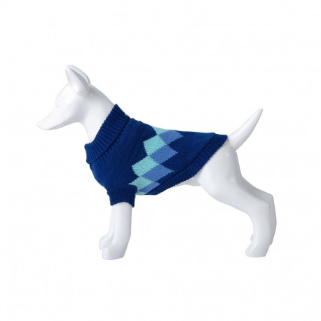 Freedog Rhombus blue sweater for dogs 35cm
