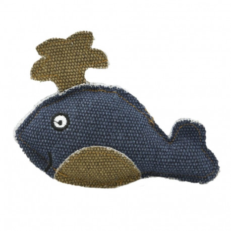 Barry King cat life blue whale 11x9cm