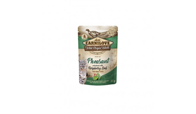 Carnilove Cat Pouch Pheasant with Raspberry Leaves einekotike kassidele 85g