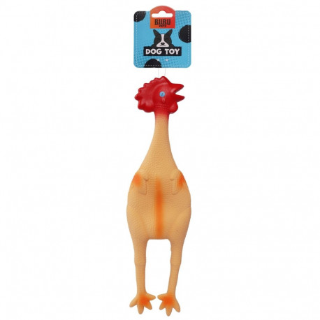 Bubu Pets dog life latex chicken with beeper 47cm
