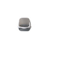 Bubu Pets closed gray cat toilet with scoop 50x35x33cm