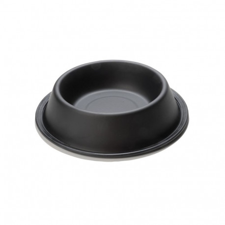 Record black metal bowl for dogs ø 26cm - 0,9L