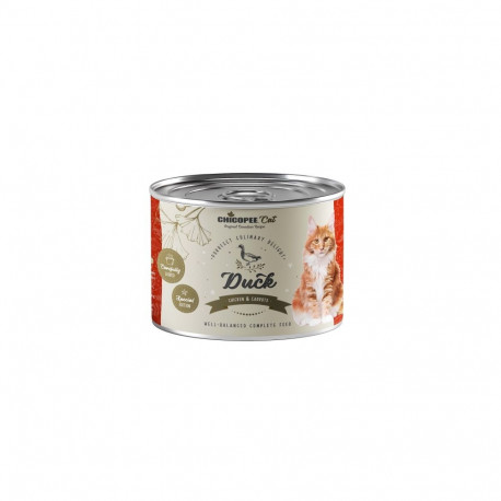 Chicopee Gourmet Special Duck & Chicken canned food for cats 195g