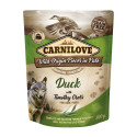 Carnilove Pouch Pate Duck with Timothy Grass food pouches for dogs 300g