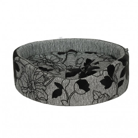 Cazo Foam Bed Noir grey bed for pet 50x46cm