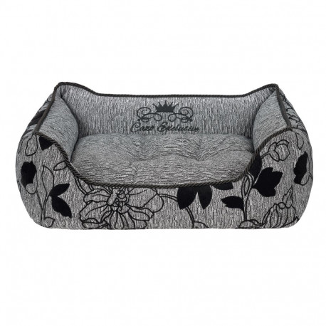 Cazo Exclusive Soft Bed Noir gray bed for dogs 95x75cm