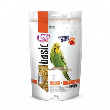LoLo Pets Foody complementary food for budgerigars with berries 600g