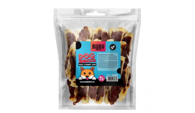 Bubu Pets koeramaius küülikukõrvad pardiga 500g