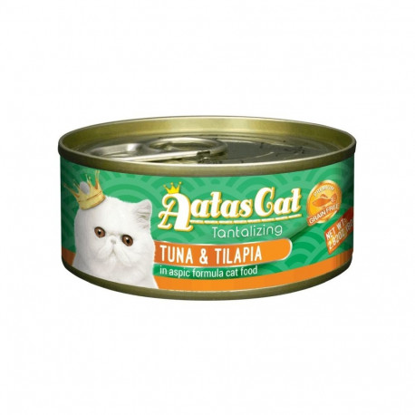 Aatas Cat Tantalizing Tuna & Tilapia konserv kassile 80g
