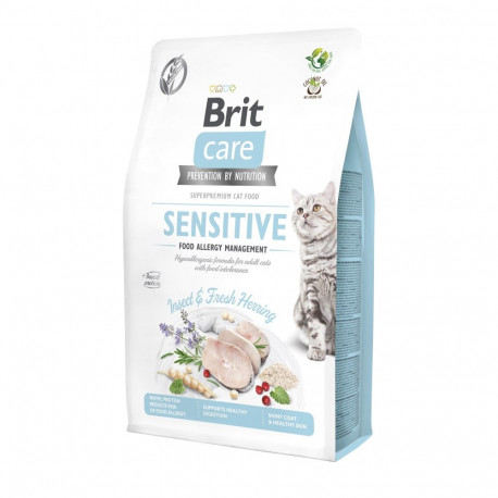 Brit Care Cat Grain-Free Insect & Fresh Herring cat food 2 kg