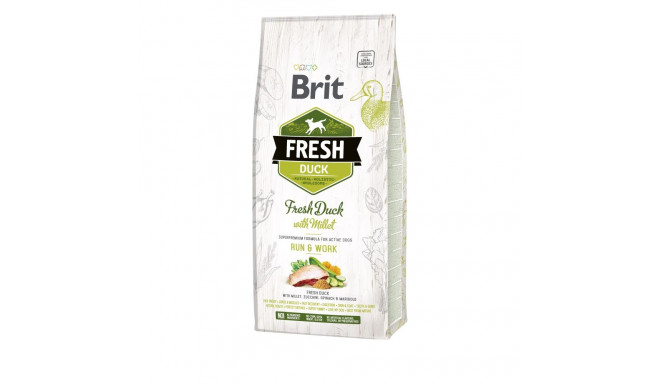 Brit Fresh Duck & Millet Adult Run & Work koeratoit 12 kg