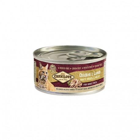 Carnilove Cat Chicken & Lamb canned food for cats 100g