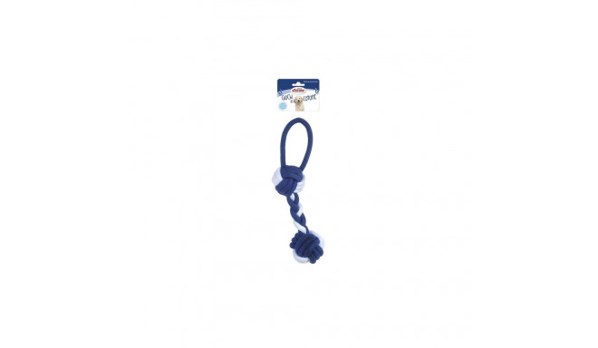 Record cotton blue and white string toy for dogs 32cm